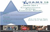 ADAMS COUNTY SCHOOL DISTRICT 14 2010-11 FINAL 11-16-11.pdf · (GFOA) awarded a certificate of Achievement for Excellence in Financial Reporting to Adams County School District 14