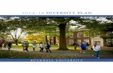 2014-19 diversity plan - Bucknell University · diversity signals a narrow version of identity politics or political correctness. This Five-ear Diversity Plan clarifies how Bucknell