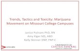 Trends, Tactics and Toxicity: Marijuana Movement on ... Trends, Tactics and Toxicity: Marijuana Movement