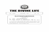 THE DIVINE LIFE - sivanandaonline.orgsivanandaonline.org/public_html/admin/media/pdf/... · Forget the past. A glorious and brilliant future is awaiting you. Equal vision is the touchstone