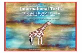 Things I Didn’t Know About Animals - Taking Grades · 2015-07-30 · Interactive Notebook Pages Informational Text Things I Didn’t Know About Animals The 12 informational texts