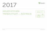 HOUZZ KITCHEN TRENDS STUDY — AUSTRALIA · Big Ideas NEW KITCHEN, HEALTHY LIFESTYLE Over a third of homeowners report leading a healthier lifestyle after a kitchen renovation, from
