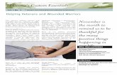 Helping Veterans and Wounded Warriorspeace-love.massagetherapy.com/files/CustomEssentials1_3.pdf · Research on massage and veterans, funded by the National Institutes of Health,