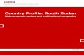 Country Profile: South Sudan · Country Profile: South Sudan 2 Colophon Country Profile: South Sudan Main economic sectors and multinational companies August 2015 Author: SOMO With