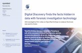 Digital Discovery finds the facts hidden in data with forensic investigation technology · 2020-02-24 · Digital Discovery finds the facts hidden in data with forensic investigation