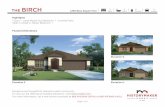 1341 Birch Master Brochure - Amazon S3 · THE BIRCH 1,336 Base Square Feet Featured Elevations Highlights 1 Story • Large Master Suit Bedroom • Covered Patio Walk-in Closet in