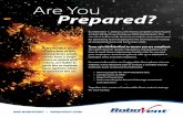 Are You Prepared? - RoboVent...A collection of fine, solid particles which, either from a single source or mixed with others, are liable to catch fire or explode upon ignition when