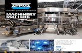 MACHINERY MATTERS - APPMA · partnership with PKN Packaging News. It is fair to say that the beginning of 2020 has been a very difficult one, with bushfires wreaking havoc across