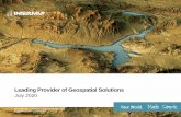 Leading Provider of Geospatial Solutions Overview - 20200708.pdf · The Company has a long history of collecting, processing, analyzing and delivering 3D terrain data, from all sources,