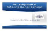 IGCSE Options Booklet 2016-18 - sis.edu Options Booklet 2016.pdfAn IGCSE English language qualification or equivalent High School certificate in English is essential for study of most