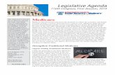 Legislative Agenda - NCPSSM · Legislative Agenda 116th Congress, First Session, 2019 he National Commit-tee to Preserve Social Security and Medi-care is committed to working on behalf