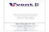 Ven - Clean Room Product - Leaflet · 2017-10-25 · E-mail : ventfilters@gmail.com, Mobile # +91 9879160392, 9979880392 3 A unit of A unit of Vent Filter Tech Pvt. Ltd. Vent Filter
