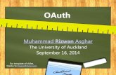 Muhammad Rizwan Asghar - Auckland · 2015-09-16 · Muhammad Rizwan Asghar The University of Auckland September 16, 2014 For template of slides, thanks to kingsoftstore.com. Overview