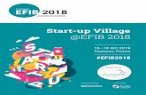 1096513 EFIB 2018 Start-up-Village Broschur · 2019-07-29 · Organised by Start-up Village @EFIB 2018 16–18 Oct 2018 Toulouse, France #EFIB2018 Supporting Partner Local Partner
