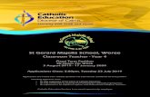 St Gerard Majella School, Woree€¦ · St Gerard Majella School, Woree Classroom Teacher - Year 4 Fixed Term Position 30 Hours Per Week 3 August 2019 - 17 January 2020 Applications
