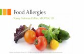 Food Allergies - Amazon S3 · – Define the basics of food allergies and their difference from intolerances or sensitivities; – Provide basic guidance for managing food allergies;
