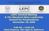 LEPC General Meeting & The Maryland Meta Leadership Summit …emergency.baltimorecity.gov/sites/default/files/LEPC Main Presentati… · MEMA FEB 22-26 IEMC (Integrated Emergency