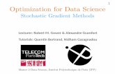 Stochastic Gradient Methods · Optimization for Data Science Stochastic Gradient Methods Lecturer: Robert M. Gower & Alexandre Gramfort Tutorials: Quentin Bertrand, Nidham Gazagnadou