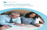 TAILORED SOLUTIONS - Leadership WA€¦ · Leadership WA’s tailored leadership development solutions focus on enhancing ... Tailored Solutions can be utilised for groups of executive