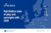 Rail Baltica state of play and 1520 - Latvijas dzelzceļš Riihimaki.pdf · Rail Baltica state of play and synergies with 1520 Timo Riihimäki, RB Rail AS 12.09.2019. R a il B a lt