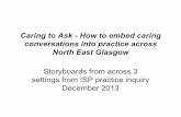 Caring to Ask - How to embed caring conversations into ... settings from ISP practice inquiry December