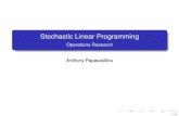 Stochastic Linear Programming - ENGIE Chairuclengiechair.be/.../StochasticLinearProgramming.pdf · stochastic programming A tree (N;E) is an acyclic connected graph, where N denotes