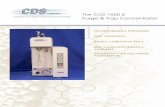 The CDS 7000 E Purge Trap Concentrator · The 7000 E Purge & Trap can be purchased with or without Electronic Flow control. The ability to vary the flow in each step of the process