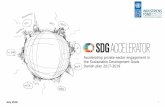 Accelerating private-sector engagement in the Sustainable … Accelerator c… · the SDGs at country level and support governments to design national SDG action plans. • The SDG