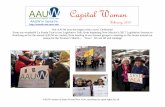 Capital Women - AAUW Santa Fe (NM) Branch · 2:15 Resume Program 5:00pm Adjournment 2-6-17 8:30am AAUW Legislative Day at the Round House AAUW in Santa Fe is hosting Legislative Day