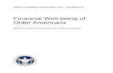 Financial Well-being of Older Americans...Americans. It relies on data from the National Fin ancial Well-Being Survey to examine the distribution of financial well-being scores for