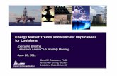 Energy Market Trends and Policies: Implications for Louisiana Crude Oil Trends U.S. Crude Oil Production