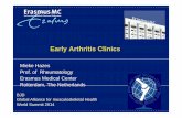 Early Arthritis Clinicsarma.uk.net/.../2014/11/M-Hazes-Early-arthritis-clinics.pdf · 2020-05-11 · Rotterdam Early Arthritis CoHort (REACH) 2004- Inclusion criteria: ¾< 1 year