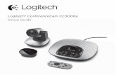 Logitech® ConferenceCam CC3000e Setup Guidedoc.sicontact.net/docs/ardocument2/29988_conferencecam... · 2014-04-23 · Logitech ConferenceCam CC3000e English 3 Know your product
