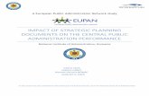Impact of strategic planning documents on the central ...€¦ · Iuliana LECA Fabrice LARAT Roxana Varvara BOBOC To this study have also contributed: ... and local authorities about