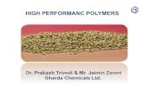 HIGH PERFORMANC POLYMERS - SPE India PAM 2016...processing machine) Process : Injection Molded Grade : G-PAEKTM1200G Benefits of G‐PAEKTMGears Good Strength at Low Temperatures Higher
