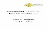 Parramatta omputer Pals for Seniors Inc. Annual Report ... · Parramatta Computer Pals for Seniors Inc. Page 10 We have had 576 enrolments, (up from 440 last year) filling around