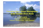 Transboundary Water Management in the Danube River Basin · The Danube River Basin • 800.000 km 2 • 81 million people • 13 countries (+5) About Romania • 97.8 % of the RO