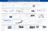 Continuous Chromatography for the Purification of APIs€¦ · Continuous Chromatography for the Purification of APIs Continuous Chromatography Principle – Pushing the Limit of
