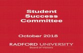 Student - Radford University · Student Government Association 2018-2019 Strategic Plan Board of Visitors. October 2, 2018. Page 4 of 63