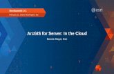 ArcGIS for Server: In the Cloud · • Creates an elastic load balancer and puts all the server instances under it • Sets up a common configuration store, server directories, etc.
