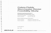 Celery Fields Stormwater Reuse easibility Study€¦ · CELERY FIELDS STORMWATER REUSE FEASIBILITY STUDY TABLE OF CONTENTS Executive Summary 1 Introduction Background and Goals for