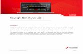 Keysight BenchVue Lab€¦ · management solution, providing centralized instrument lab configuration, data logging, instrument mass firmware update and automation for educators managing