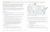 CHAPTER 2: Profile of Wisconsin’s Transportation System · CHAPTER 2: Profile of Wisconsin’s Transportation System 2-1 T his chapter provides an overview of Wisconsin’s existing