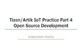 Tizen/Artik IoT Practice Part 4 Open Source …...Tizen/Artik IoT Practice Part 4 Open Source Development Embedded Software Lab. @ SKKU 14 2 • SCM Tool: Git –Version Management