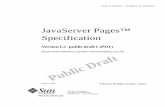 JavaServer Pages™ Specificationjcp.org/aboutJava/communityprocess/review/jsr053/jsp12...JavaServer Pages Specification Version 1.2 - public draft 1 ( PD1) please send comments to