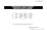 Aurora Edwards Gear Pumps Repair Parts Index...sectionedwardspage2 datedjanuary2008 edwardsgearpumps models20,80,150, 160,300,and400 tableofcontents pump page(s) model model 20 4-5