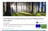 UEF JOENSUU | KUOPIO | SAVONLINNA Developing the ...UEF // University of Eastern Finland Developing the sustainability of future wood products value chain UEF JOENSUU | KUOPIO | SAVONLINNA