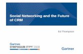 Social Networking and the Future of CRM · Marketing Resource Mgmt. Upsell Analytics Large Vendor Specialty If Traditionalists Leave Gaps … Market Research Field Service Customer