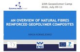 AN OVERVIEW OF NATURAL FIBRES REINFORCED …...FIBRE project–chosenresults Outline Introduction Natural fibers-overview FIBRE project Acknowledge ments •Compressive strength test