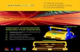 TYPHOON COMMERCIAL CLEANERS - Astral Pools · 2019-07-15 · Typhoon Commercial Robotic Pool Cleaners TYPHOON COMMERCIAL CLEANERS Suitable for Olympic or commercial size ... is a